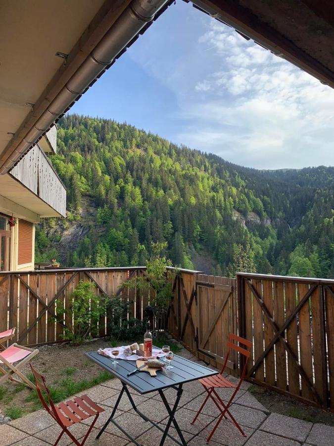 Terrasse Sur Les Aravis Leilighet La Giettaz Eksteriør bilde
