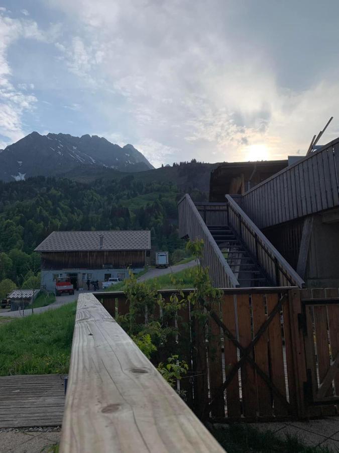 Terrasse Sur Les Aravis Leilighet La Giettaz Eksteriør bilde